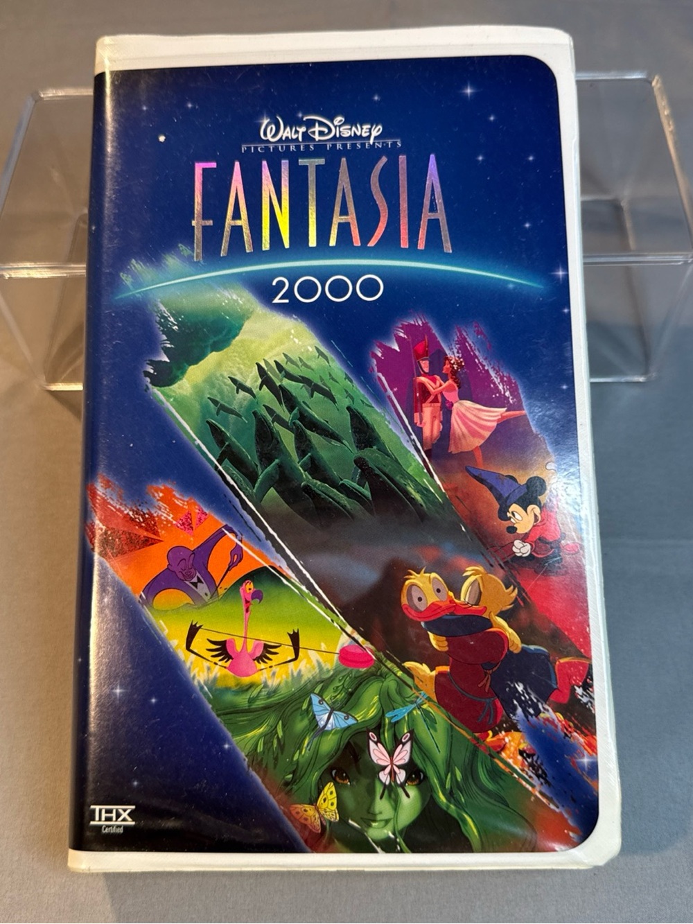 Disney Fantasia 2000 VHS - Blue, Green, Red Cover
